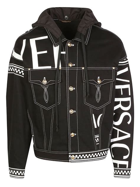 versace jacket heren|versace denim jacket.